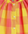 Chirpy Checks Jhabla Set-Yellow