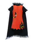 Halloween Dress With Detachable Cape