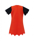 Halloween Dress With Detachable Cape