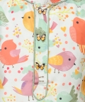 Bird Print Kurta & Dhoti Set