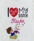 I Love My Sister Romper