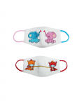 Social Distancing Mask And Baby Elephant Mask - Set of 2