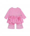 Traditional Pink Sharara Set In Romper Style