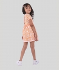 Hand Block Floral Printed 100 % Pure Cotton Frock