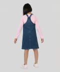Premium Denim Pinafore With Buckels Strap Adjuster