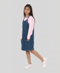 Premium Denim Pinafore With Buckels Strap Adjuster