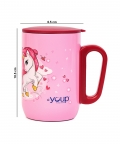 Unicorn Believe In Magic Kids Mug With Cap Sorso-Ucm - 320Ml