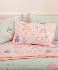 Unicorn Dreams Organic Kids Bedsheet Set Double Flat Sheet