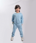 Coast Blue Crew Neck Sweatshirt Set in Fleece