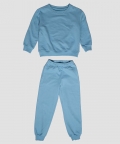 Coast Blue Crew Neck Sweatshirt Set in Fleece