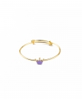 Princess Crown Bangle In Purple