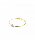 Princess Crown Bangle In Purple