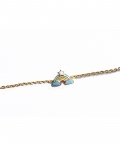 Rainbow Wristlet Chain Bracelet