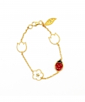 Lady Bug & Daisy Wristlet