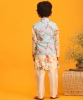 Multicolor Base Yellow Kurta Set