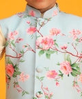 Multicolor Base Yellow Kurta Set