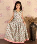 Aqua Lehenga Set