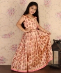 Peach Lehenga Set