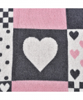 Vkaire Abstract Heart Baby Blanket 