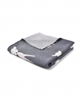 Vkaire Dark Grey Deer Baby Blanket 