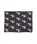 Vkaire Dark Grey Deer Baby Blanket 