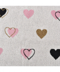 Vkaire Golden Heart Baby Blanket - White 