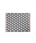 Vkaire Little Heart Reversible Baby Blanket with Pink Border 