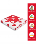 Vkaire Red Heart baby Blanket 