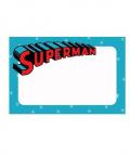 Superman Name Stickers (Red,Blue) - Set of 40