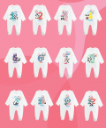 Personalised Baby Panda Birthday Romper Set