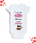 Personalised Mommy Needs Coffee Romper