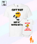 Gym Buddies T-Shirt And Onesie Set 