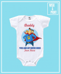 You Are My Superhero Personalised Onsie