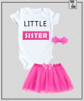 Little Sister Onesie And Tutu Set