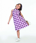 Neck Tie Dress Check