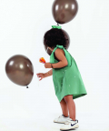 Neck Tie Dress Polka