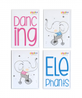The Elephant Frames-4 Pcs