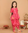 With Gold Print Dhoti Jhabala