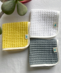 Whitewater Kids Organic Handwoven Waffle Washcloths