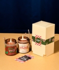 Oh What Fun! - Set Of 2 Scented Candle Jars With Lid