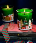 Green Merry Town - Gift Box Of 1 Scented Candle
