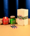 Winter Social & Bonfire Nights - Set Of 2 Votive Candles