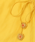 Yellow Gathering Round Ghagra Set