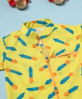 Yellow Rocket Kurta Pajama Set