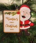 Santa Illustration Board 1 Ornament