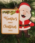 Santa Illustration Board 1 Ornament