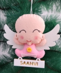 Baby Girl First Christmas Ornament