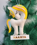 Unicorn Christmas Ornament