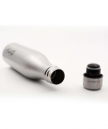 Insulated Silver Color Water Bottle Splash1001 - 1 L
