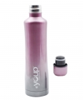 Pink And Grey Color Water Bottle Yp511 - 500 Ml